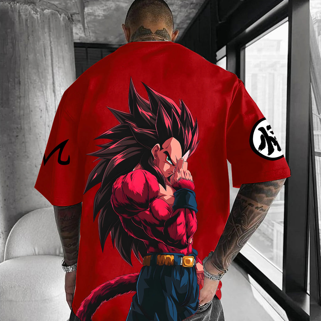 Dragon Ball Super Official Merch 2025 - Oversized Y2K Anime T-Shirt Pure Cotton Comfort
