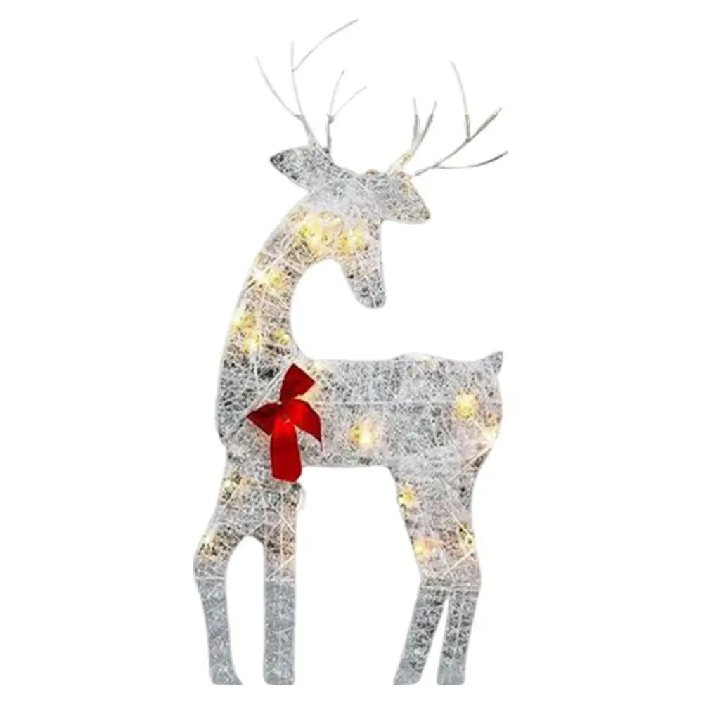 LED Light Iron Art Elk Deer