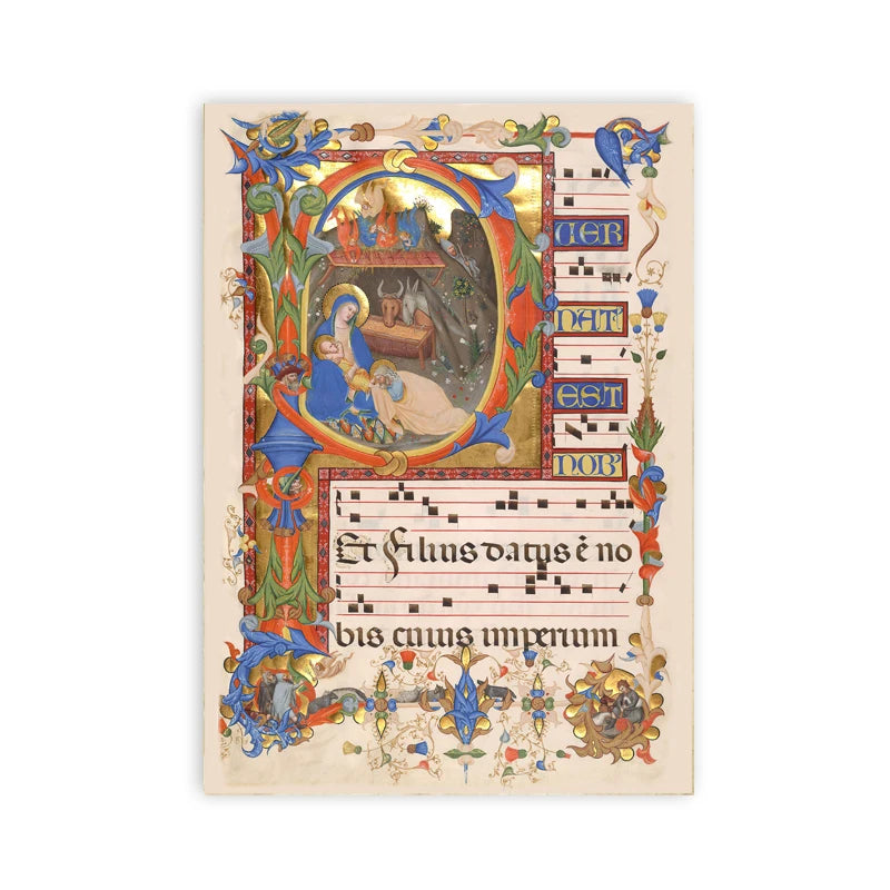 Colorful Illustrations of Vintage Illuminated Manuscripts r