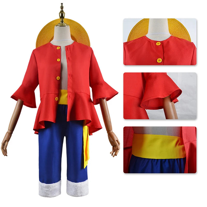 One Piece Pirate Luffy Cosplay Costumes