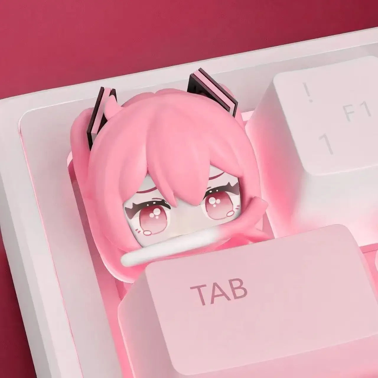 Cute Hatsune Miku DIY Keycaps Anime