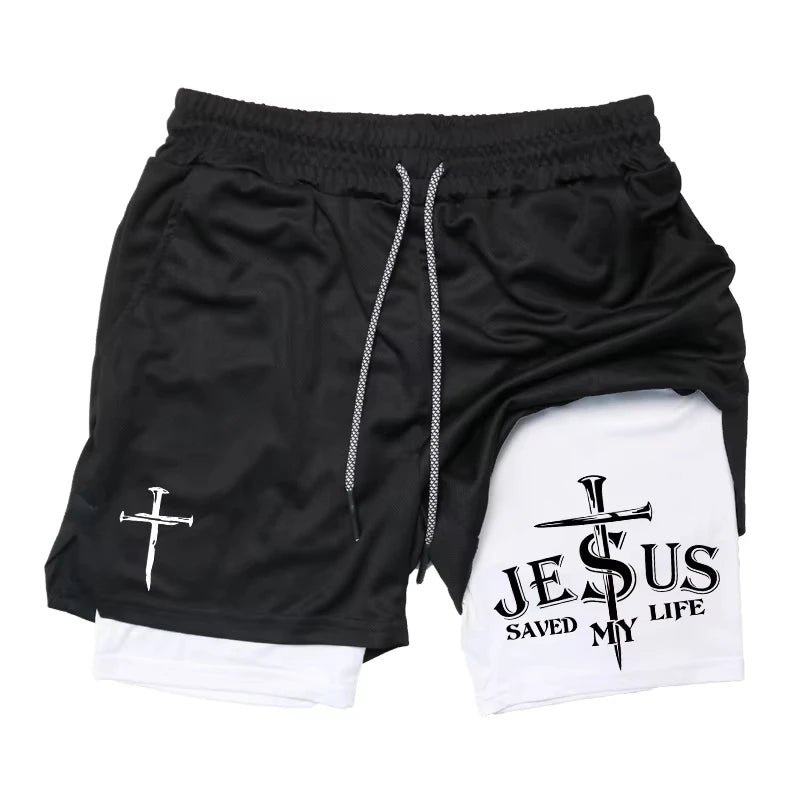 Cross Bible Fitness Shorts 💪 ✝️