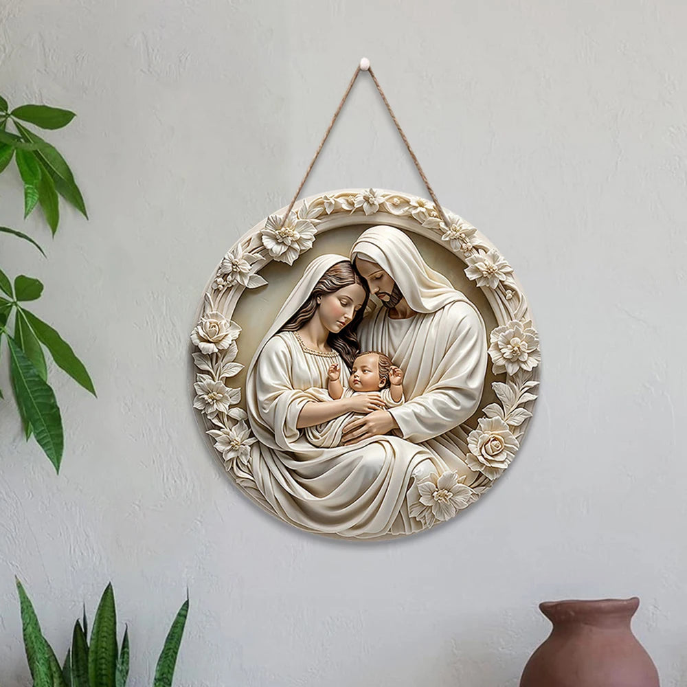 2D Baptism Pray Hanging Deco