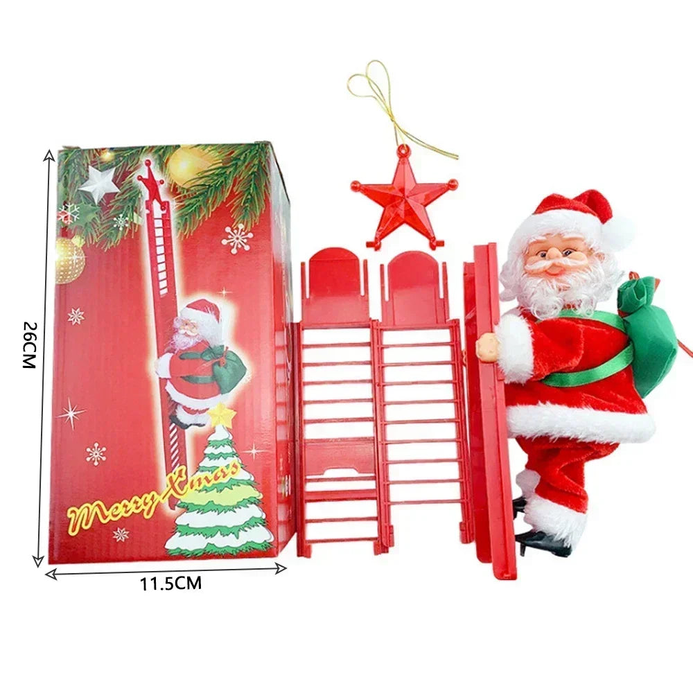 Electric Climbing Ladder Santa Claus Music