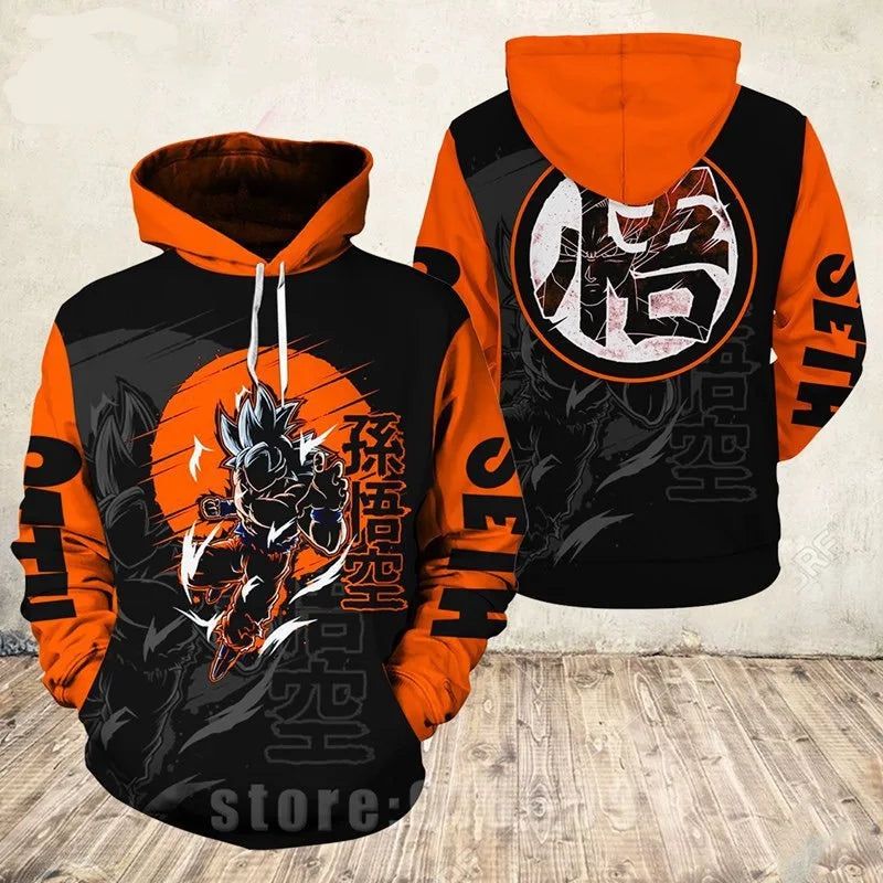 Winter Oversized Dragon Ball Hoodie