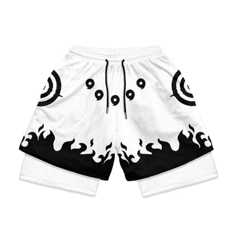 Anime Performance Shorts Men Women 2 In 1