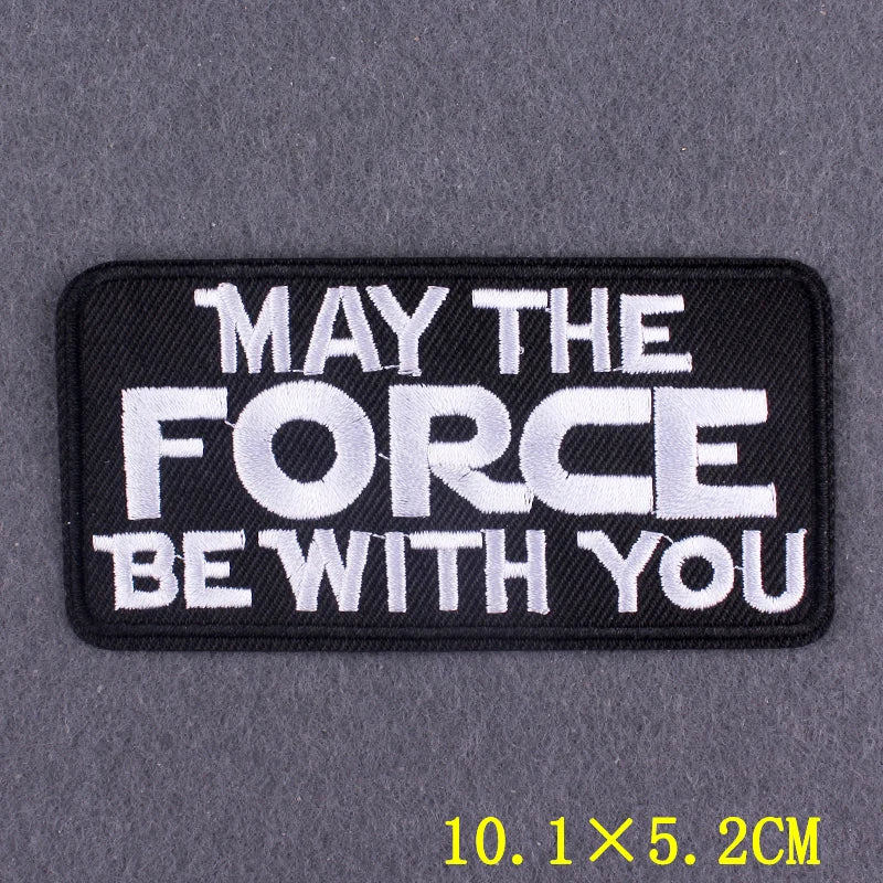 Embroidery Patch Positive Slogan