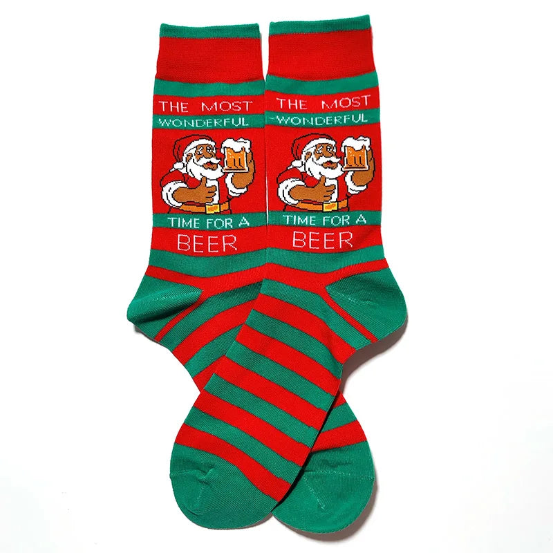 2025 New Men Christmas Socks