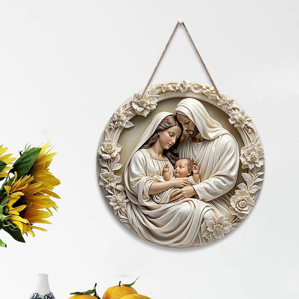 2D Baptism Pray Hanging Deco