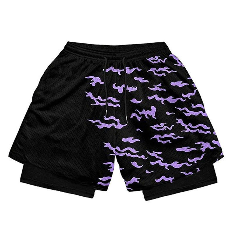 Anime Performance Shorts Men Women 2 In 1