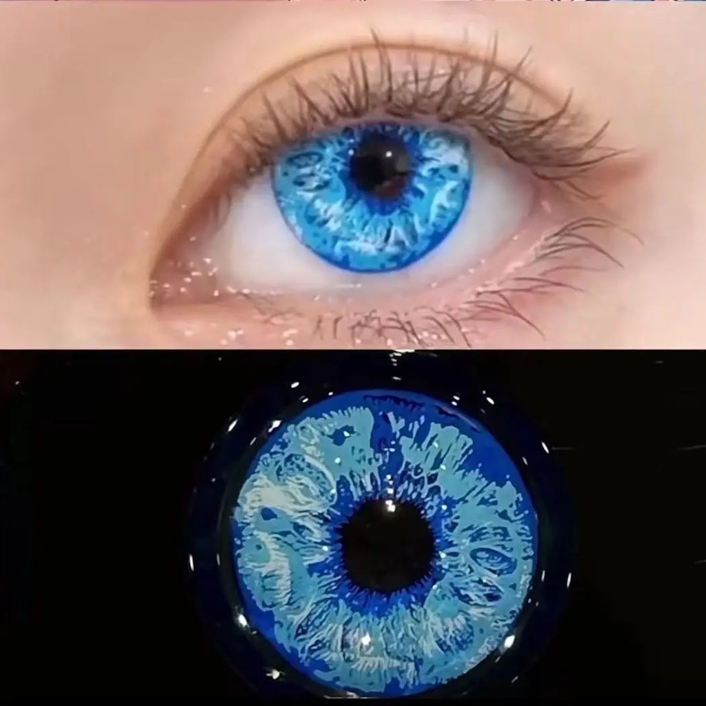 Lens 1pair Satoru Gojo Cosplay Blue Color