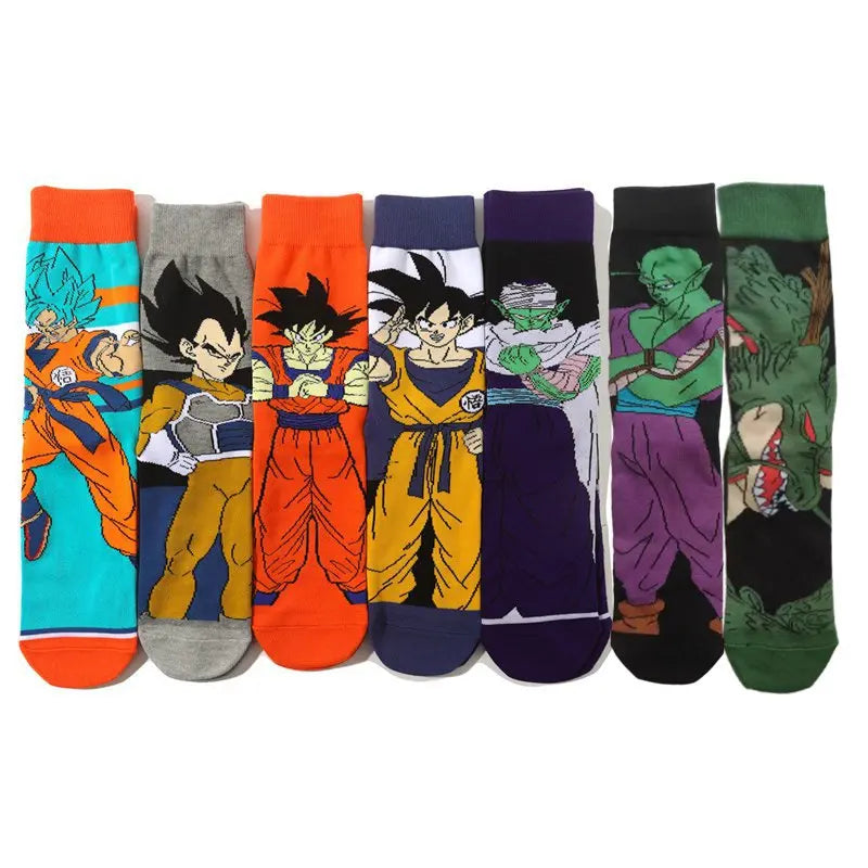 5 pairs Anime Socks Dragon Ball Z❤️