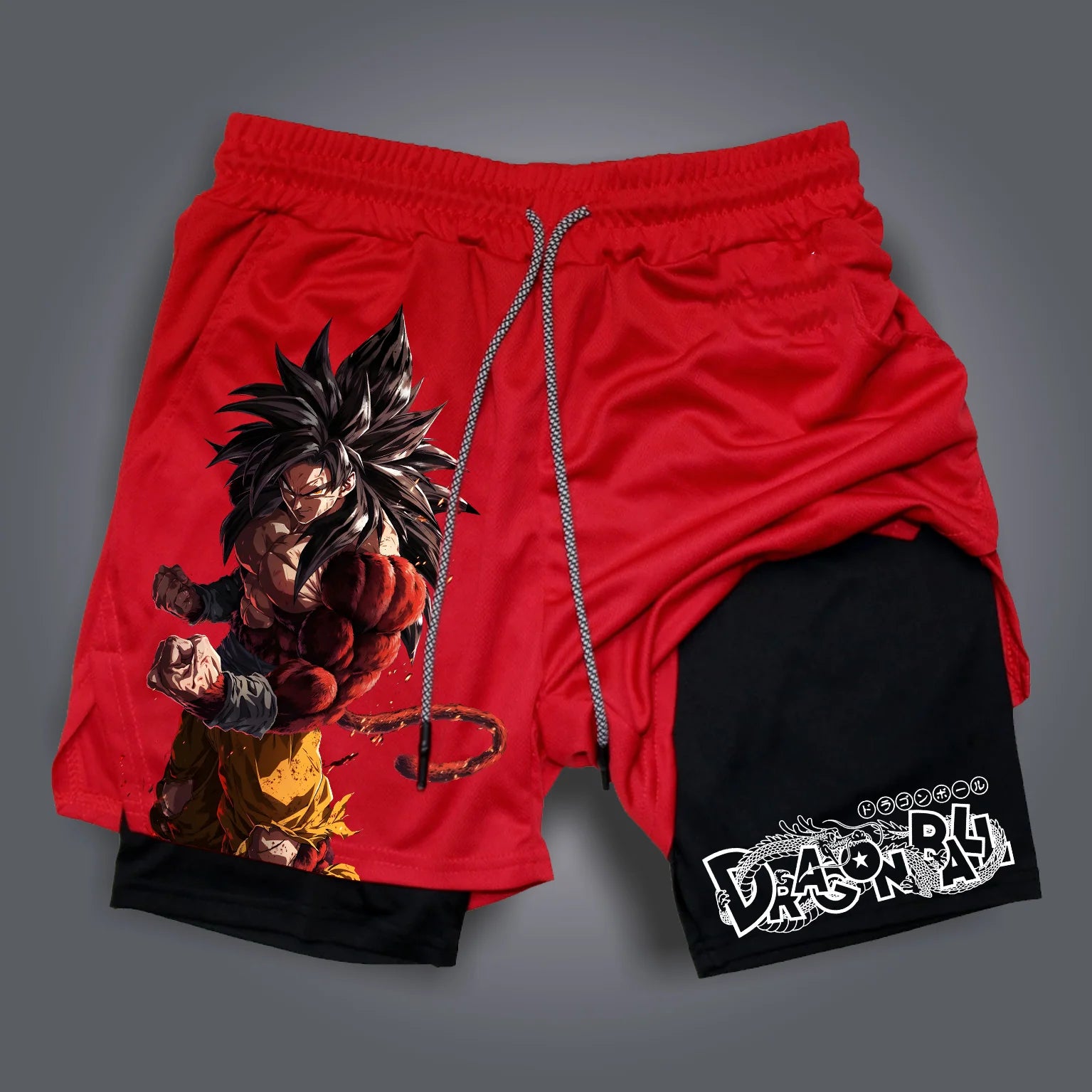 Dragon Ball Anime Printed Sports Shorts