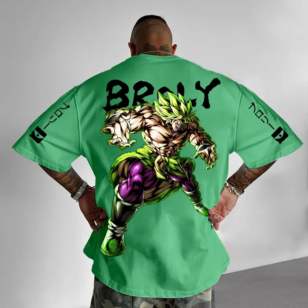 Dragon Ball Super Official Merch 2025 - Oversized Y2K Anime T-Shirt Pure Cotton Comfort