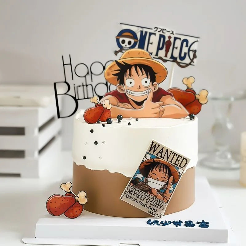 ONE PIECE Luffy Cake  Decor