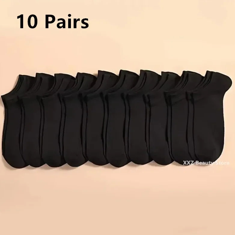 5/10/20 Pairs White Breathable Socks