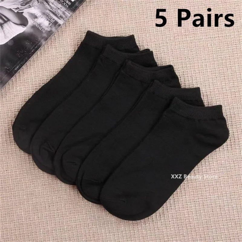 5/10/20 Pairs White Breathable Socks