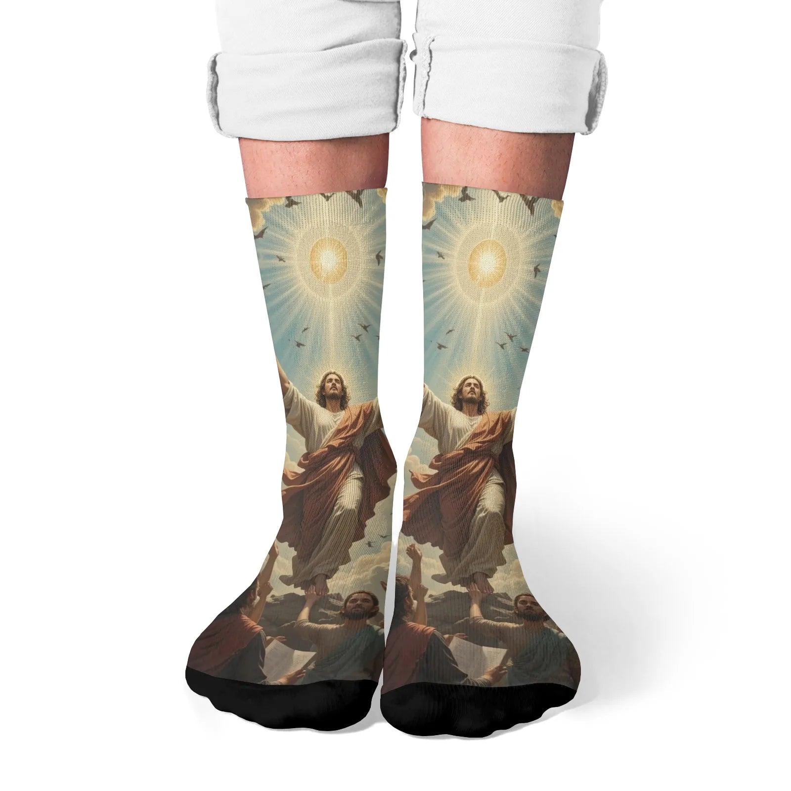 Jesus Sacred Heart Socks