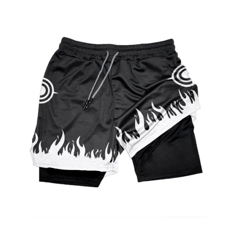 Anime Performance Shorts Men Women 2 In 1