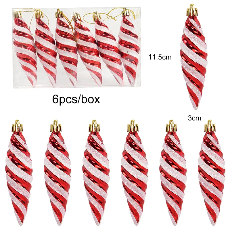 Christmas Lollipop Candy Cane Pendant