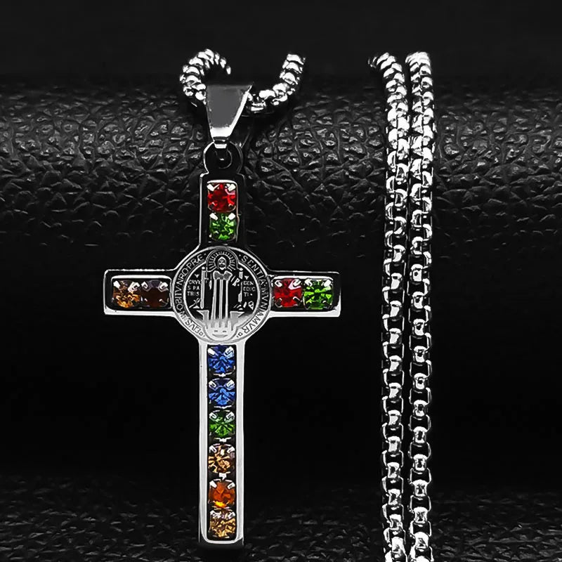 Catholic Jesus Cross Necklace <3