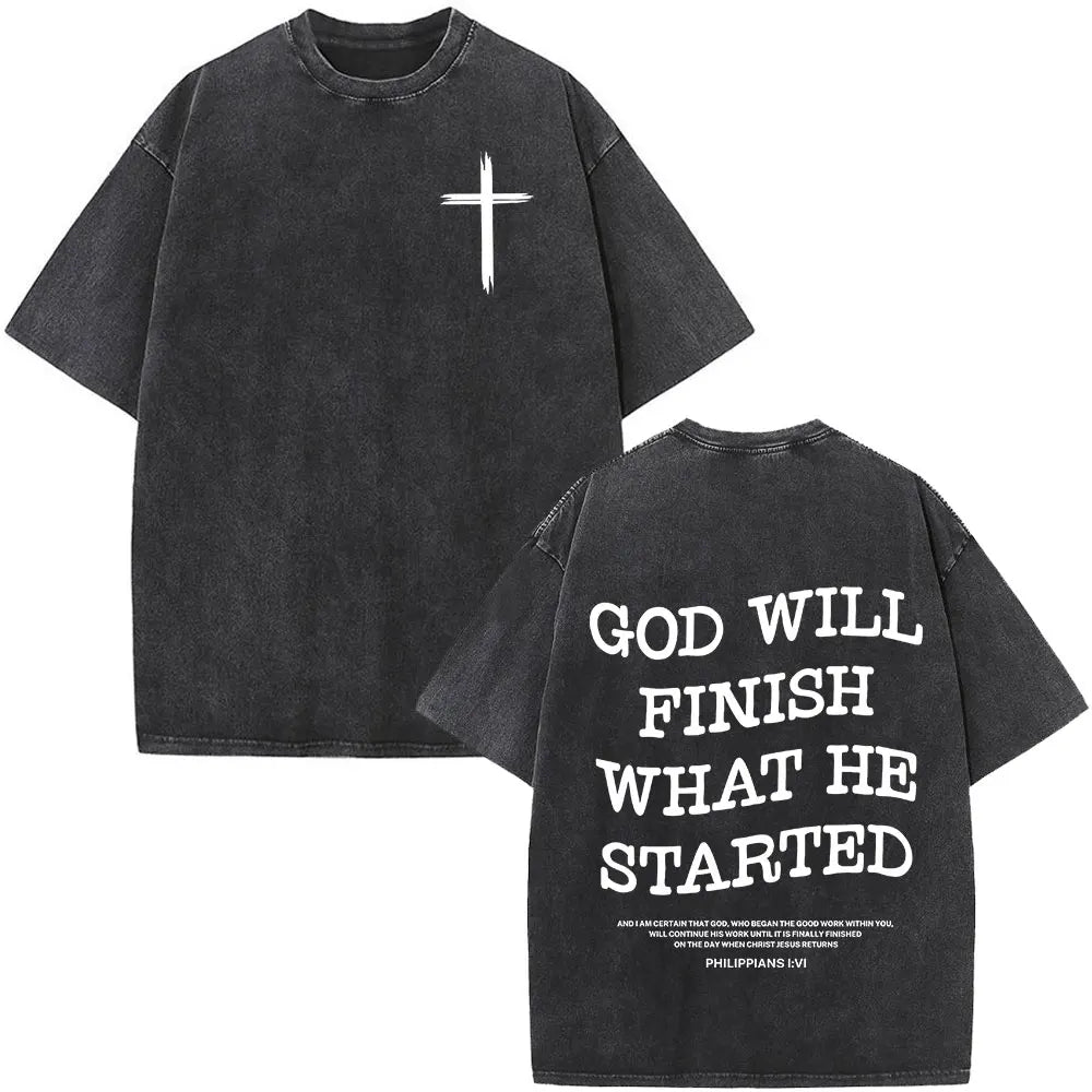 Bible Verse Washed T-shirts