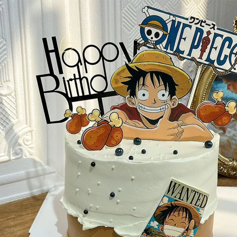 ONE PIECE Luffy Cake  Decor