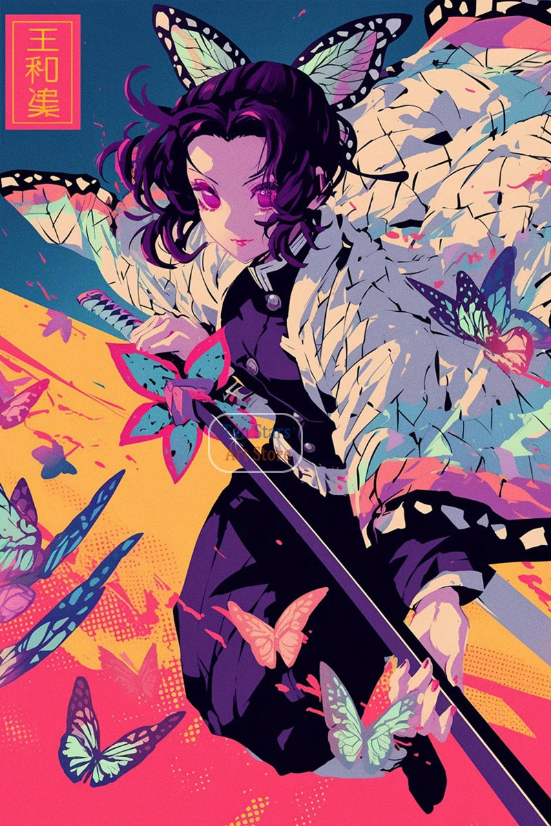 Demon Slayer Poster/Wall Pictures Home Room Decor