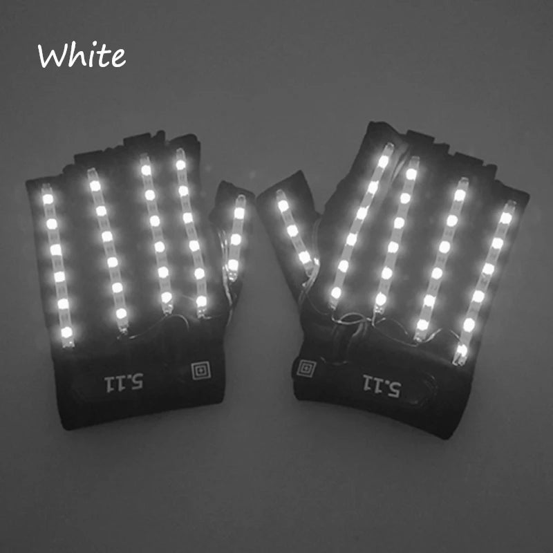 LED Neon Glowing Gloves