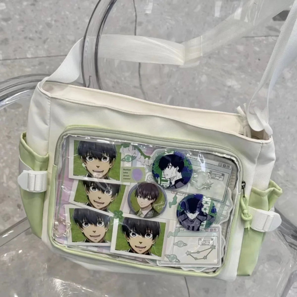 NEW! Japan Style Transparent Postcard Bag