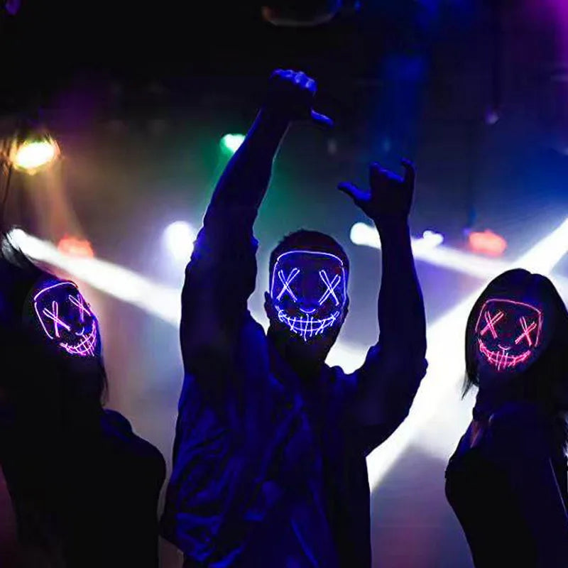 Wireless Neon LED Purge Mask