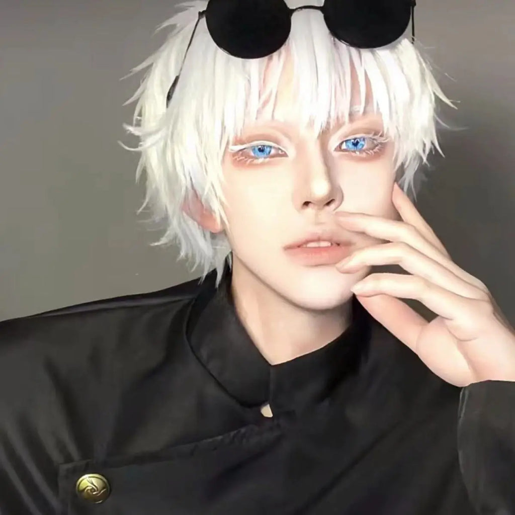 Lens 1pair Satoru Gojo Cosplay Blue Color