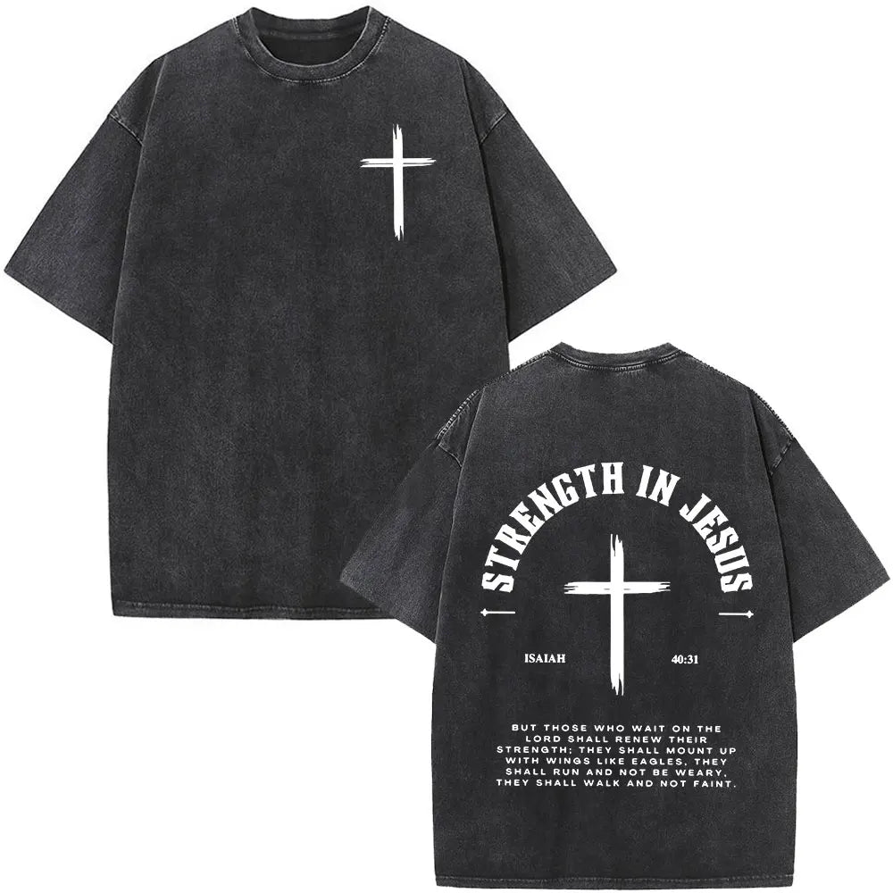 Bible Verse Washed T-shirts