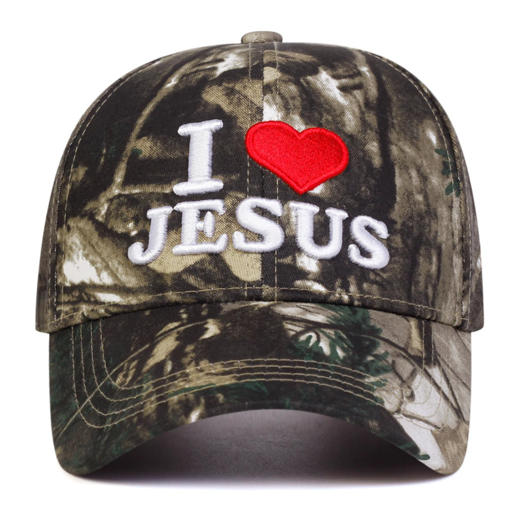 Unisex I LOVE JESUS Baseball Caps ❤️