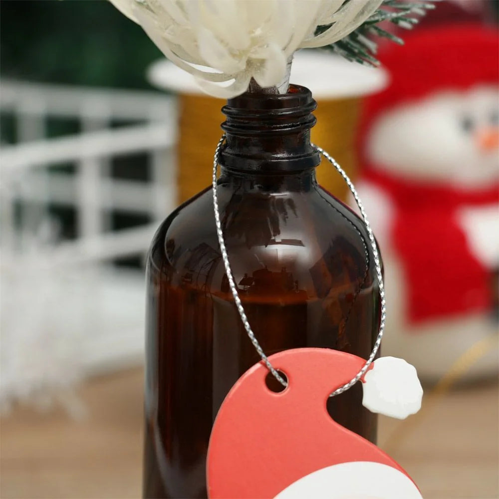 1roll 20m Gold Silver Metallic Cord Braided Rope For Christmas