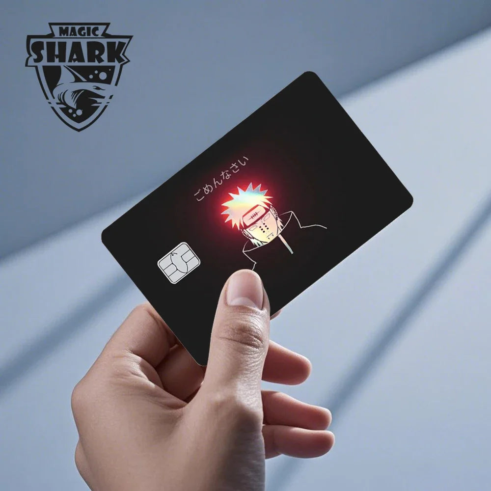 Pain Anime Sticker for Credit Cards