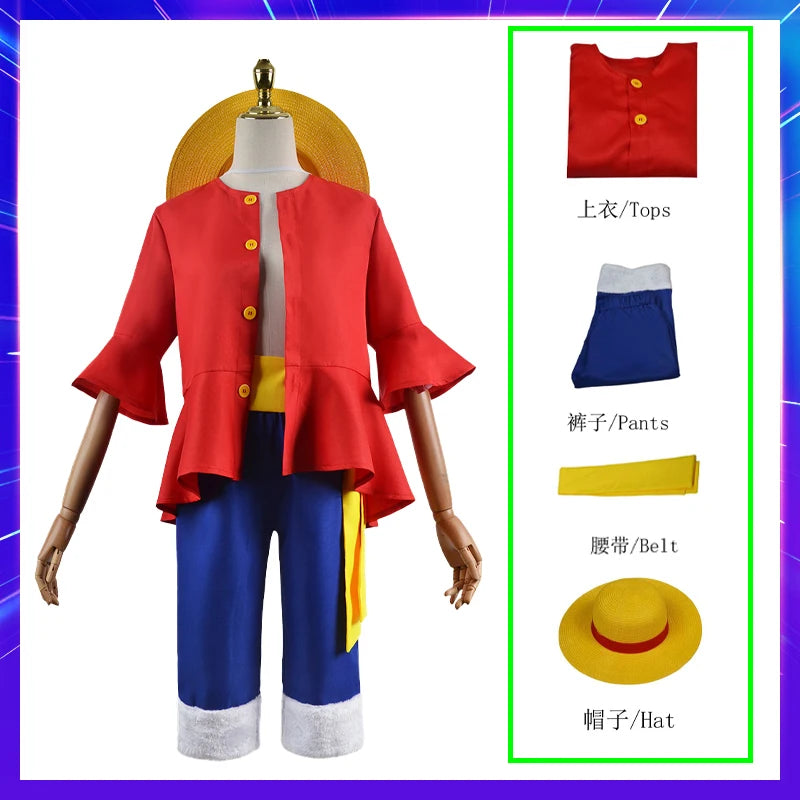 One Piece Pirate Luffy Cosplay Costumes