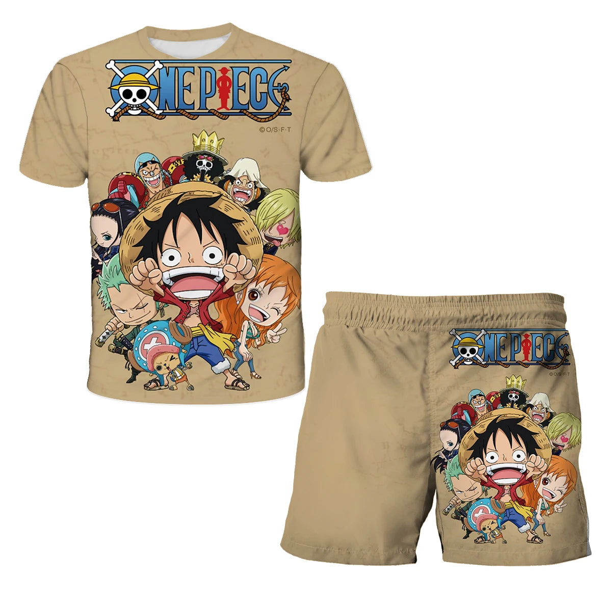 Anime 3D One Piece T-shirt