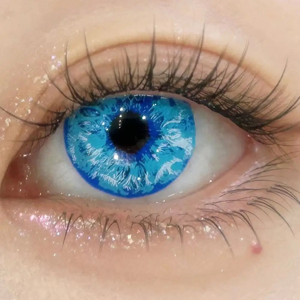 Lens 1pair Satoru Gojo Cosplay Blue Color