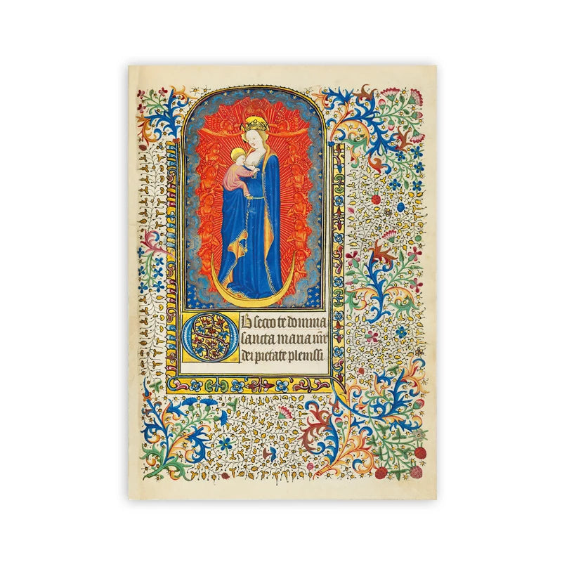 Colorful Illustrations of Vintage Illuminated Manuscripts r