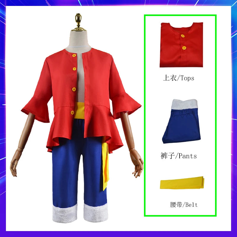 One Piece Pirate Luffy Cosplay Costumes