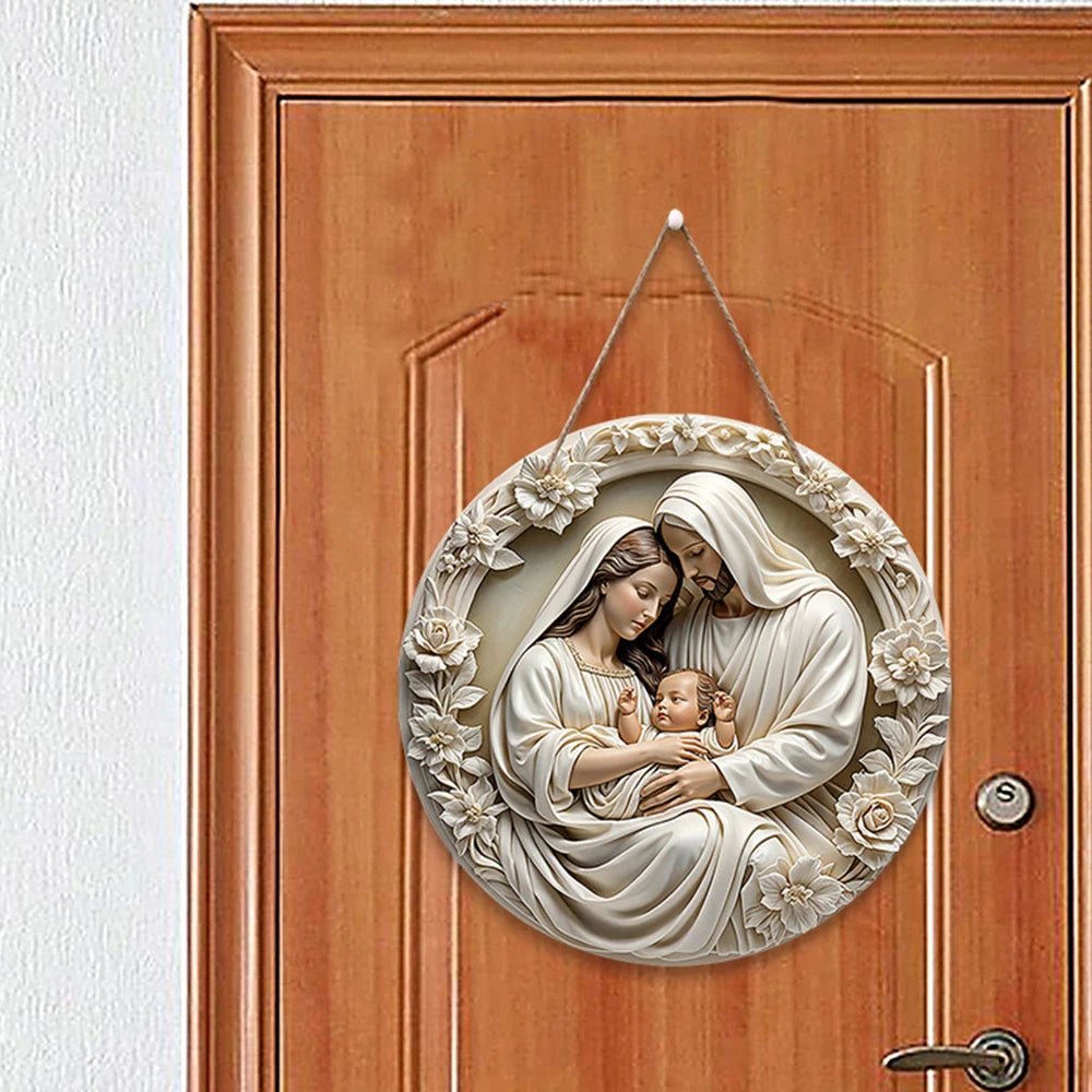 2D Baptism Pray Hanging Deco