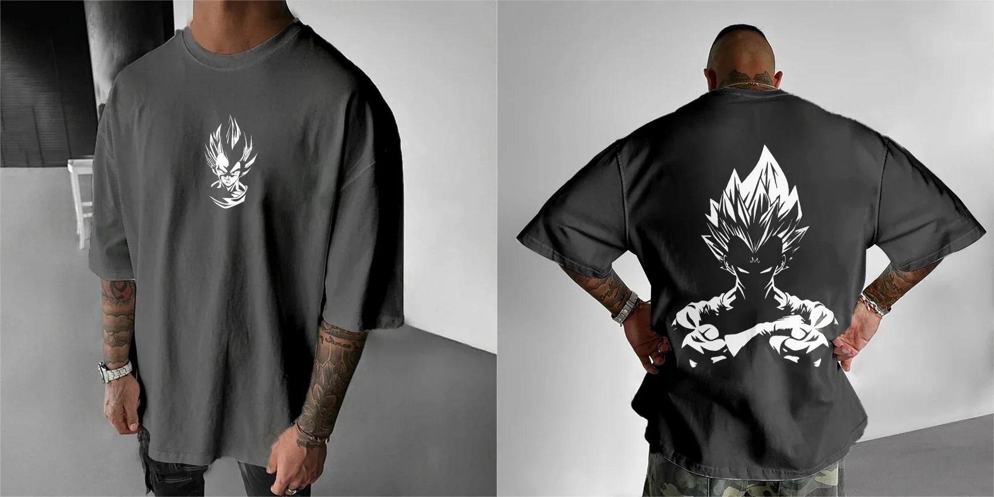 NEW! Dragon Ball Z  T-Shirts  Black&White