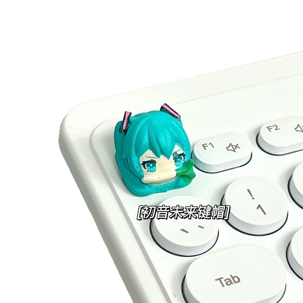 Cute Hatsune Miku DIY Keycaps Anime