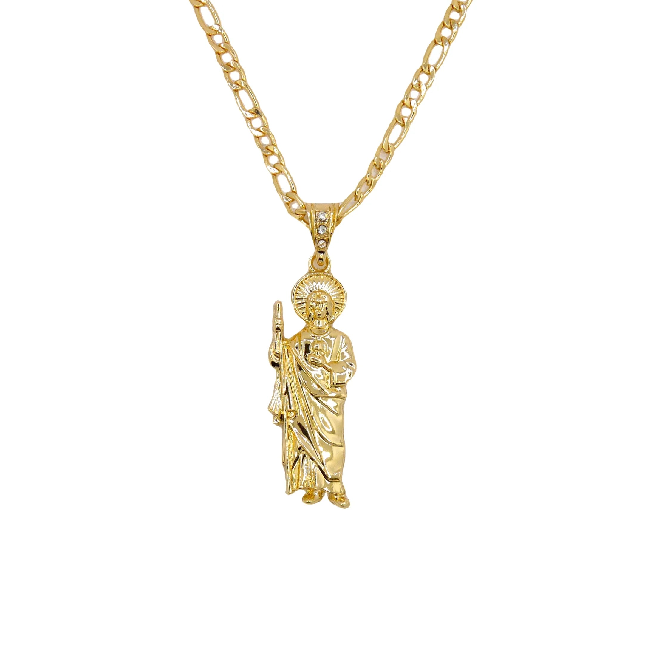 Saint Jude Necklace 14K Gold Plated