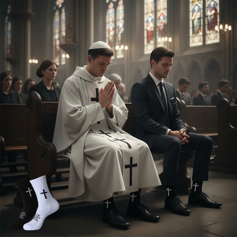 4 Pairs Christian Socks