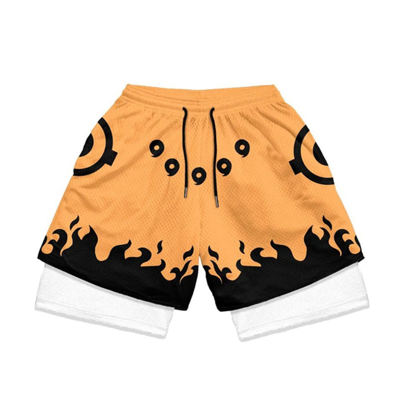 Anime Performance Shorts Men Women 2 In 1