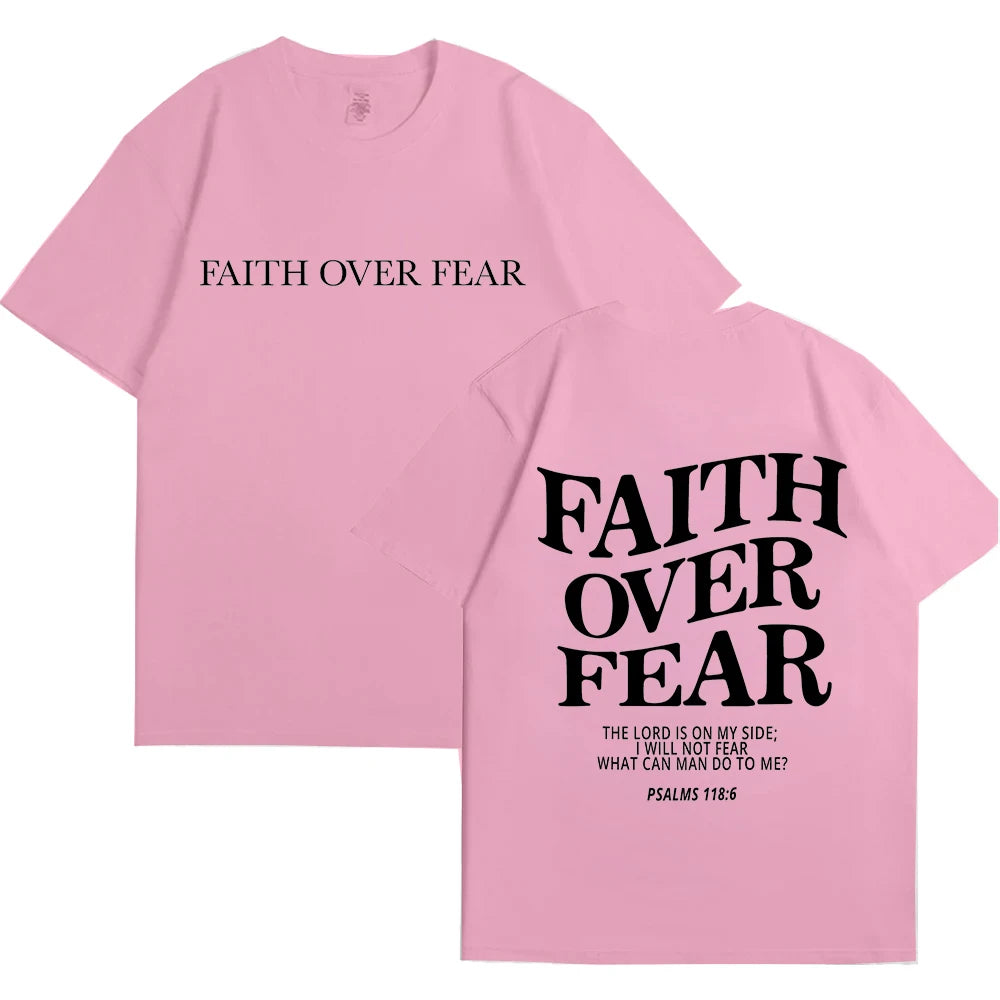Faith Over Fear Christian  T-shirts