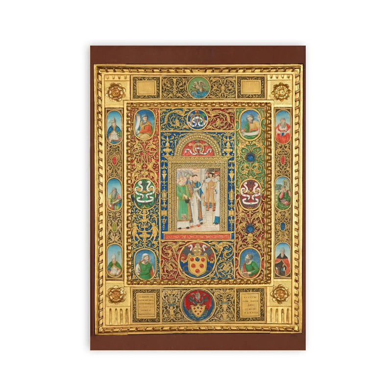 Colorful Illustrations of Vintage Illuminated Manuscripts r