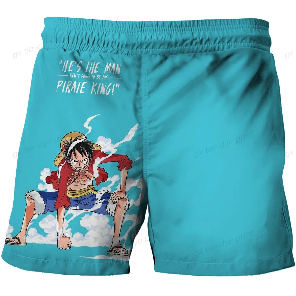 One Piece Harajuku Style Shorts